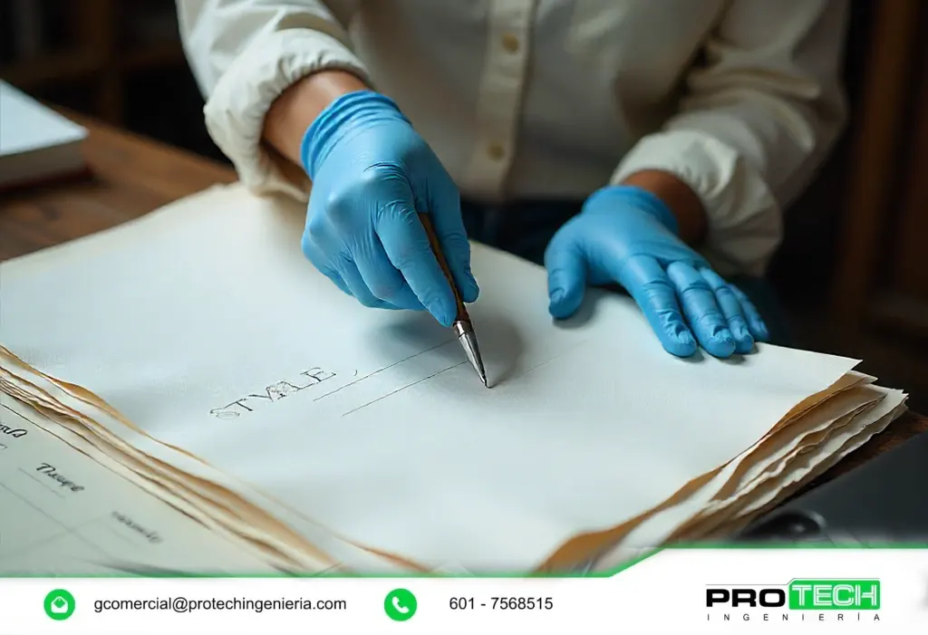 Buenas prácticas para el almacenamiento de documentos en papel ambiente, conservación, seguridad