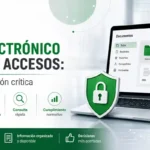 Registro electrónico y control de accesos protegiendo la información crítica