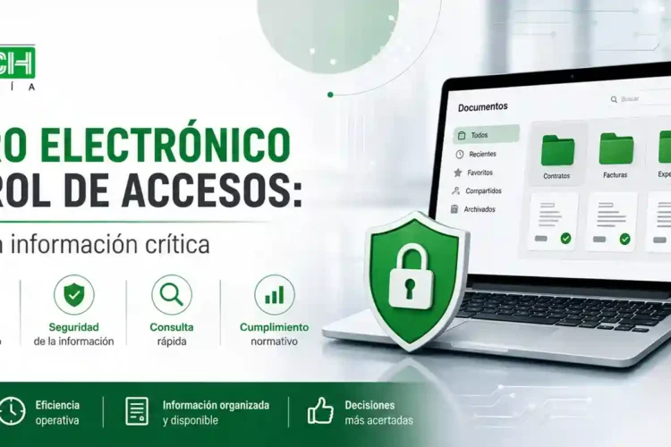Registro electrónico y control de accesos protegiendo la información crítica