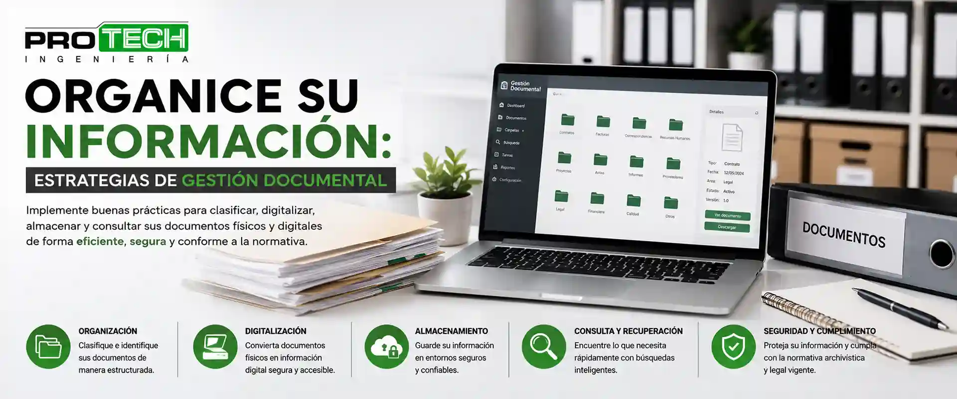 Estrategias de gestión documental