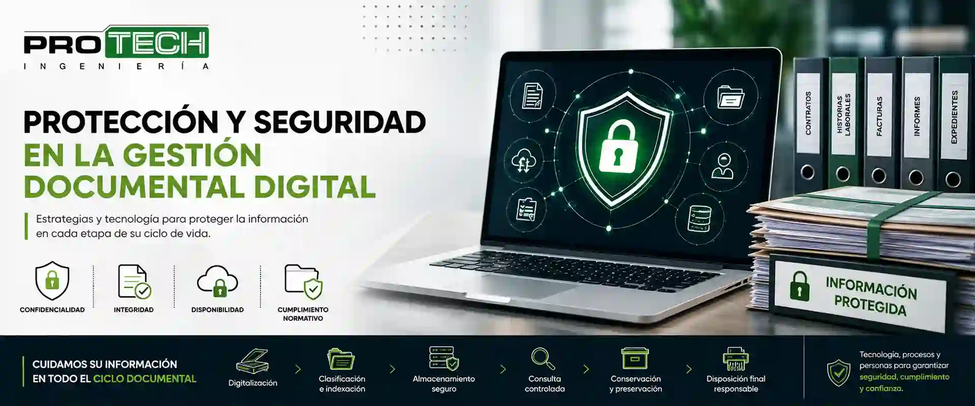 Protección y seguridad en la gestión documental digital
