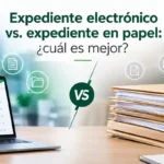 Expediente electrónico vs. expediente en papel