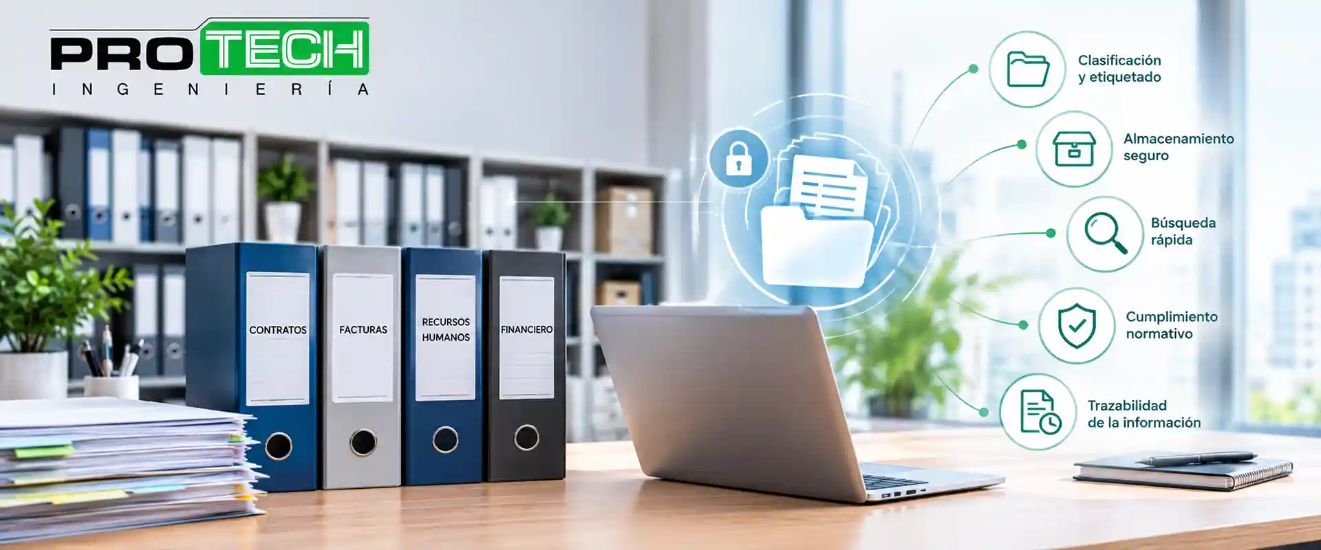 Técnicas de archivo para garantizar el acceso eficiente a la información